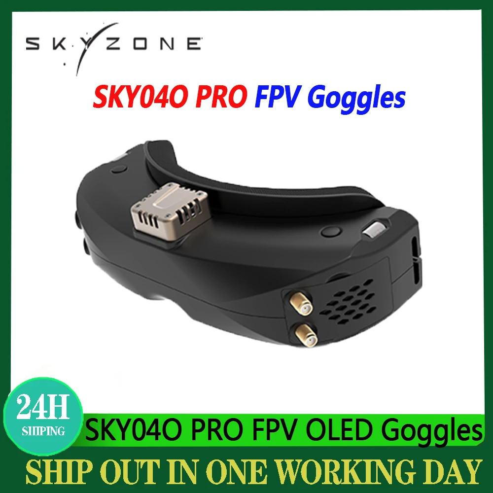 Skyzone Cobra X V2 Fpv Goggles - SKYZONE-OLED Óculos FPV, SKY04O Pro, 5.8GHz,