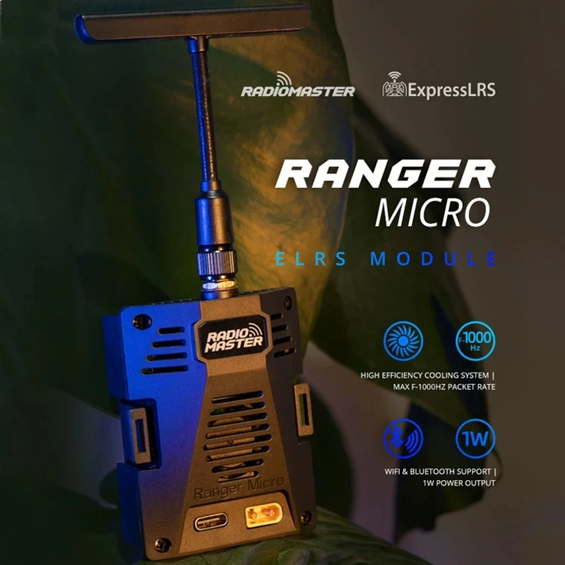 Conjunto de Módulo ELRS RadioM - Radiomaster Ranger 2.4Ghz Elrs Module avaliação e preço